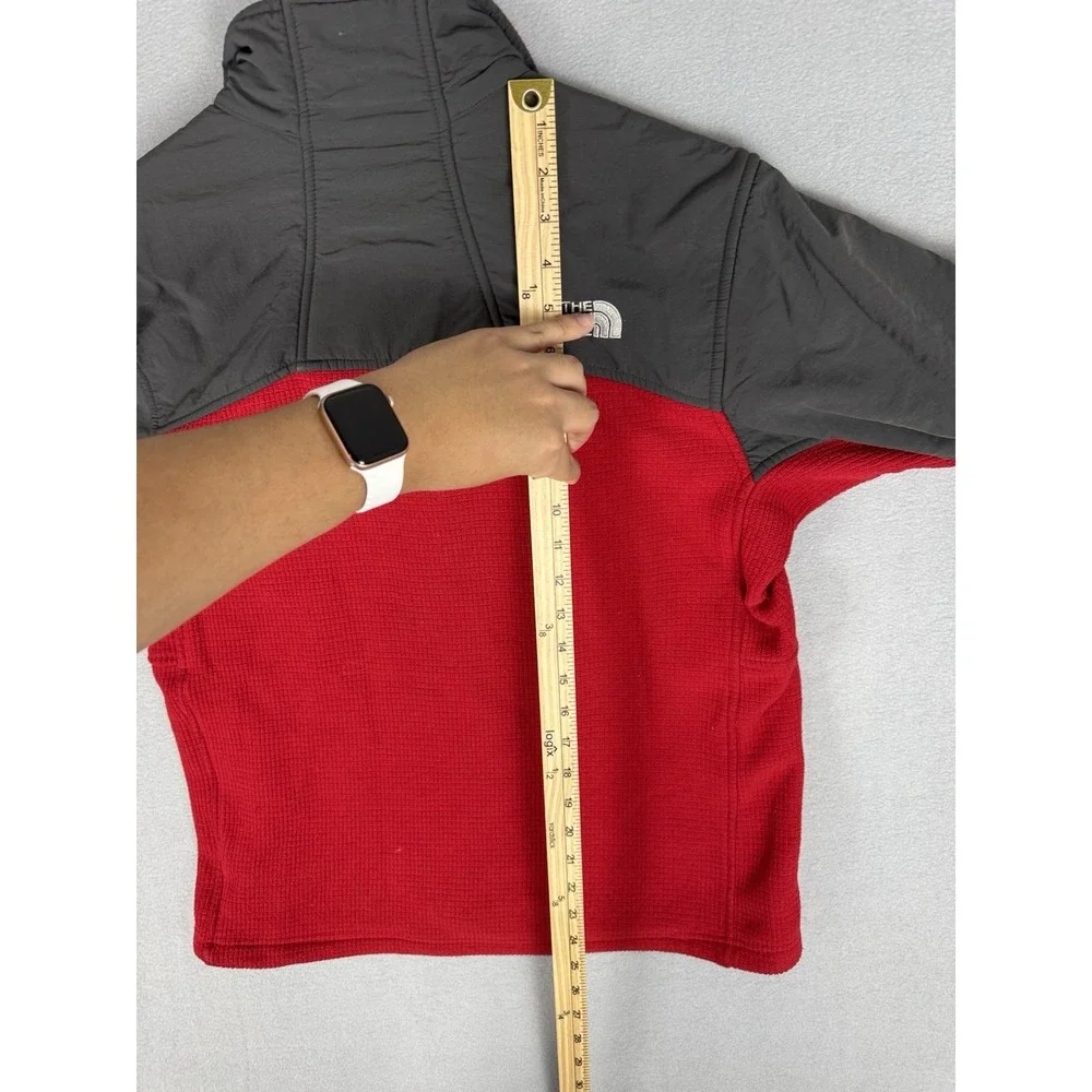 The North Face Grid Fleece Jacket Full Zip Mens Medium Tech Two Tone Utility